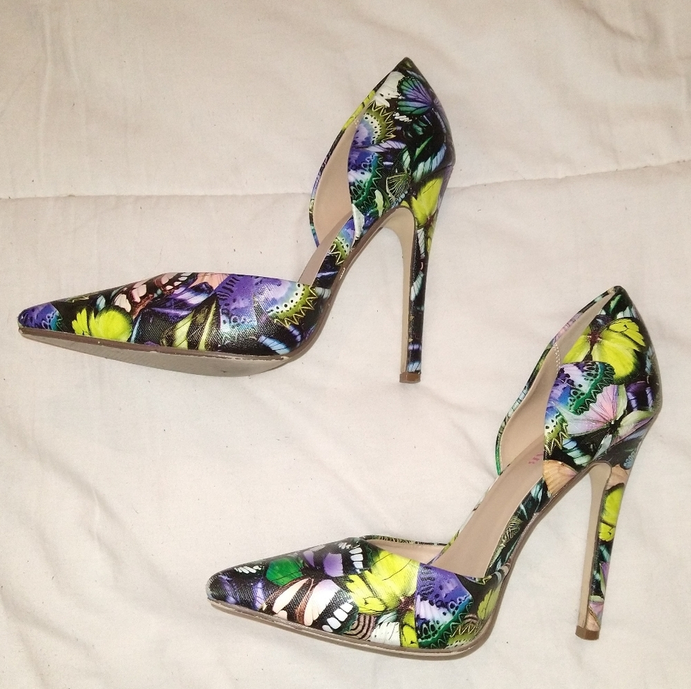 High Arch pump - Butterfly print